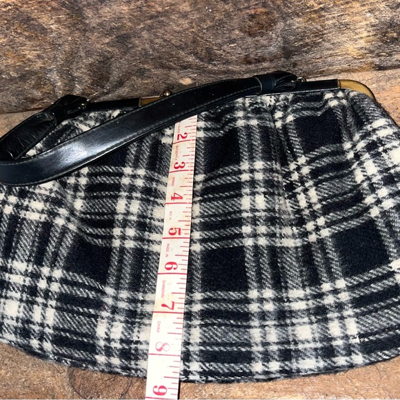 Vintage flannel clutch - Picture 7 of 7